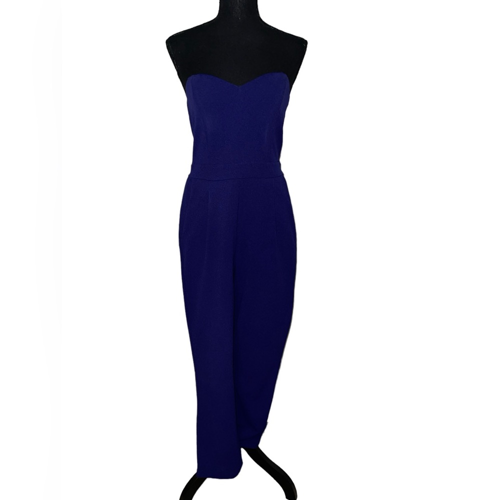 Deep Purple with Heavy Blue Undertones One Piece Jumpsuit.